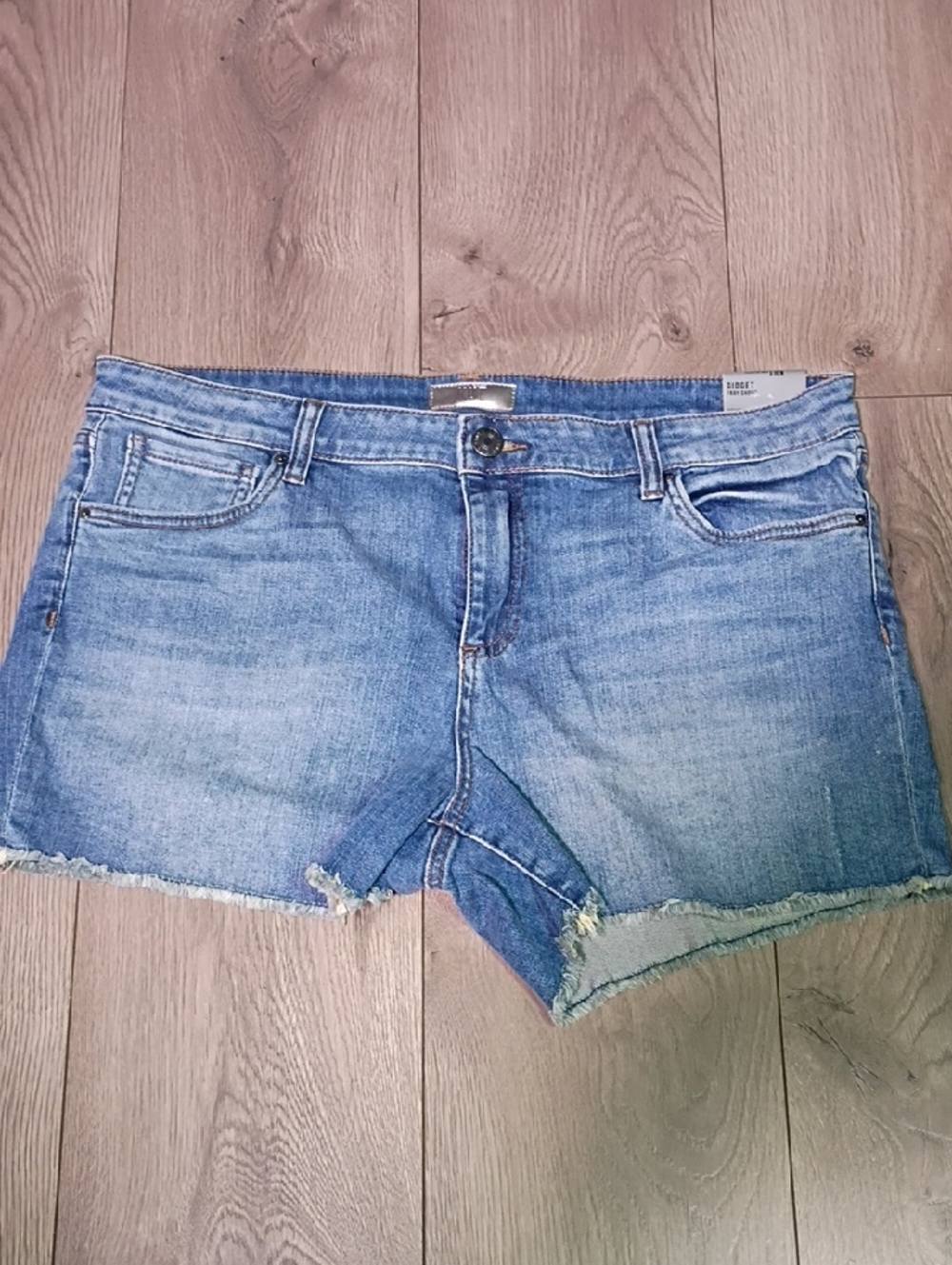 Kut from the Kloth Light Blue Distressed Denim Shorts